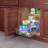 Nickel-Finish Steel Pull-Out Cabinet Organizer-21132713