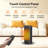 PTC Ceramic Space Heater: 2S Instant Heating, Multiple Modes, Safety Protection, Compact Portable, Quiet For Home/Office