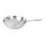 Wok en acier inoxydable 20,5 po