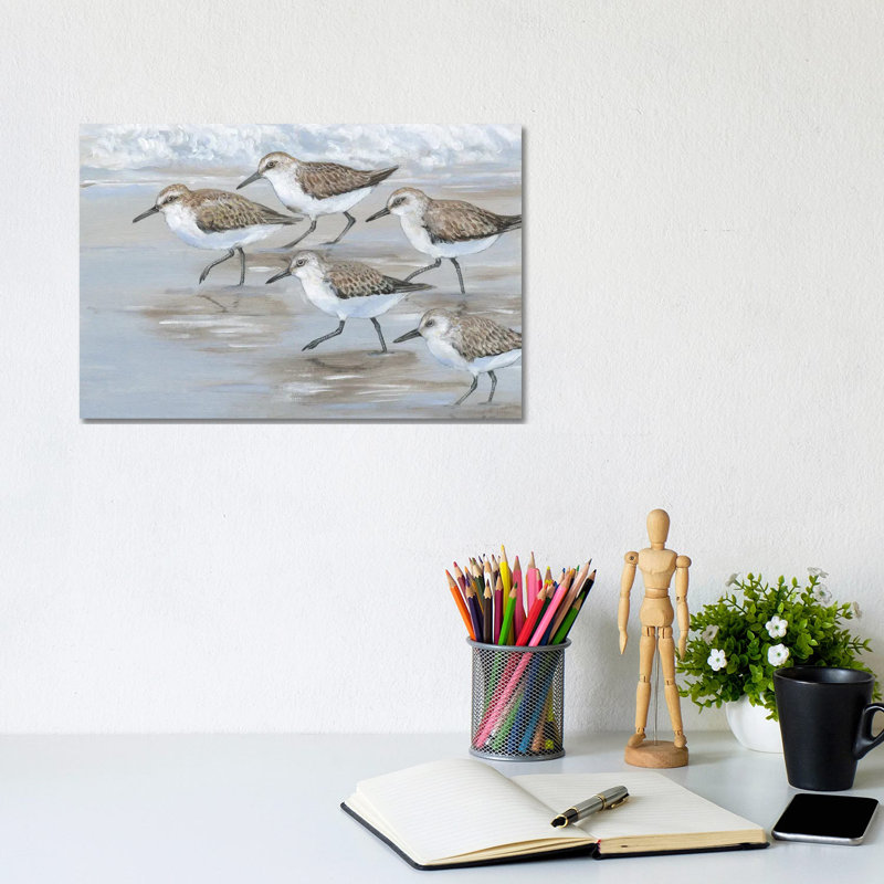 Sandpipers I- Gallery-Wrapped Canvas Giclée