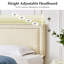 Ensemble de chambre avec lit plateforme 3 pièces Keyona-1175882808-1175882811