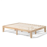 Swansea 14 Inch Height Solid Wood Platform Bed Frame With Slat Support