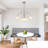 6 - Light Sputnik Glass Bubble Chandelier For Dinning Room-116051467