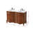 54 inch Double Bathroom Vanity in Teak-933290954