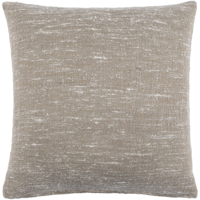 Kevin Linen Blend / Polyester/Polyester Blend Throw Square Pillow, 20" H x 20" W, Down