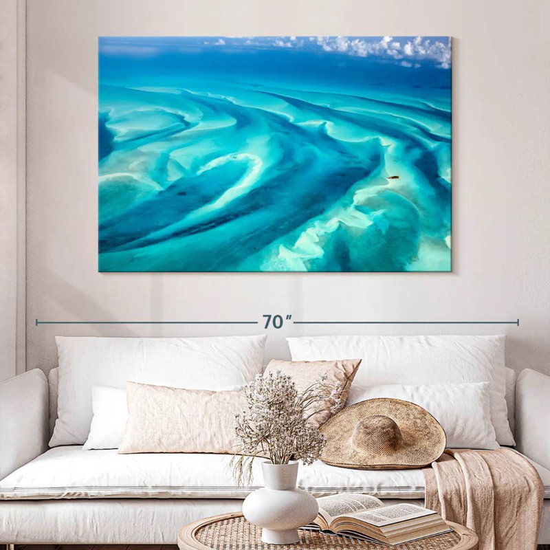 Gillard Bahamas Aerial View, 34" H x 51" W