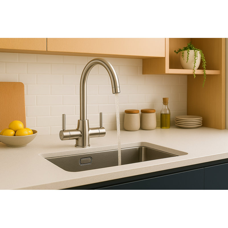 Abode Designs Enstyle Kitchen Faucet, Brushed Nickel