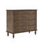 Grande commode à 4 tiroirs avec pied en bois massif-1792804091
