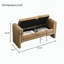 Banc de bout avec accoudoirs et rangement Modern-129411978-129411981-129411992