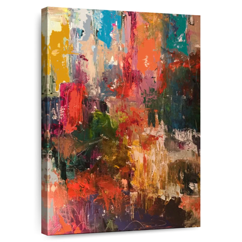 Avery Flowers Abstract, 36" H x 24" W