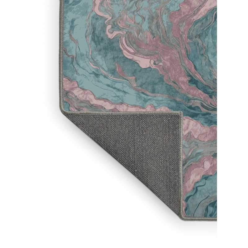 Tapis gris soyeux et moelleux, Rectangle 6 pi x 9 pi