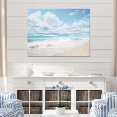Paysage de plage minimaliste III - reproduction sur toile