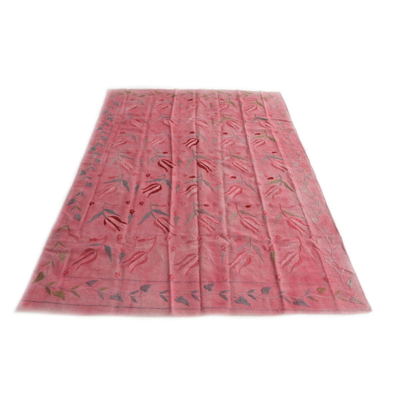 Tapis rose 5 x 8