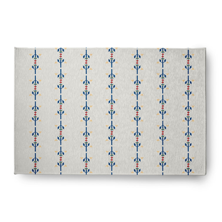 Delby Chenille Striped Indoor Rug