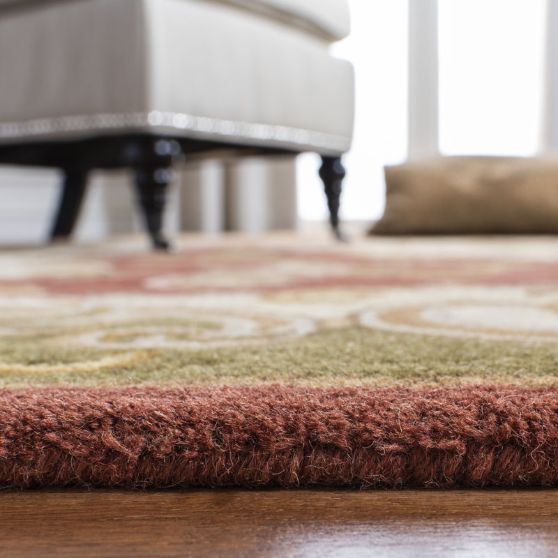 Carnasheeran Hand Tufted Wool Oriental Rug, Round 6'
