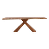Furniture Classics Willis Natural Acacia X-Base Dining Table