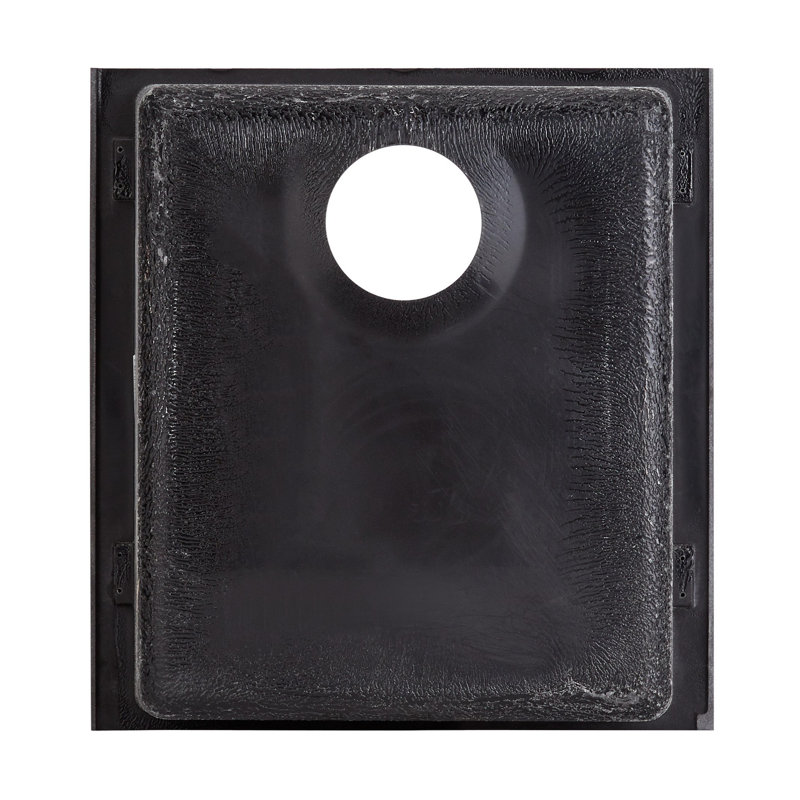 Holcomb 16" L Undermount Kitchen Sink, Midnight Black