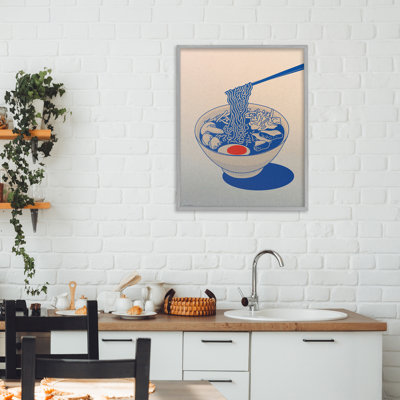 Estampe numérique Ramen Noodle Bowl, design par Seven Trees Design