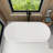 63“ Freestanding Soaking Solid Surface Bathtub