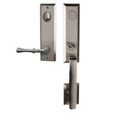 Bravura 971-931 Dummy Austin Handleset with Huntsville Lever in Satin Nickel - L