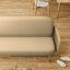 Housse pour canapé-lit réversible en tissu de polyester réversible avec fermeture à glissière 3 côtés-96484516-87758522