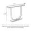 Paredes Solid Wood Top Console Table-571817412-571817414