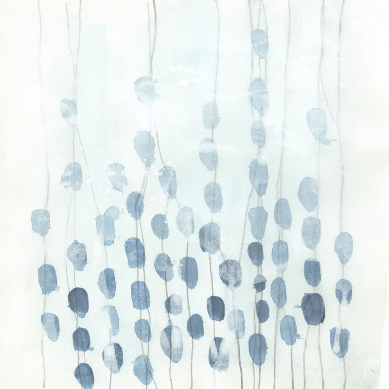Indigo Threads IV by June Erica Vess - Wrapped Canvas Painting, 91cm H x 91cm W