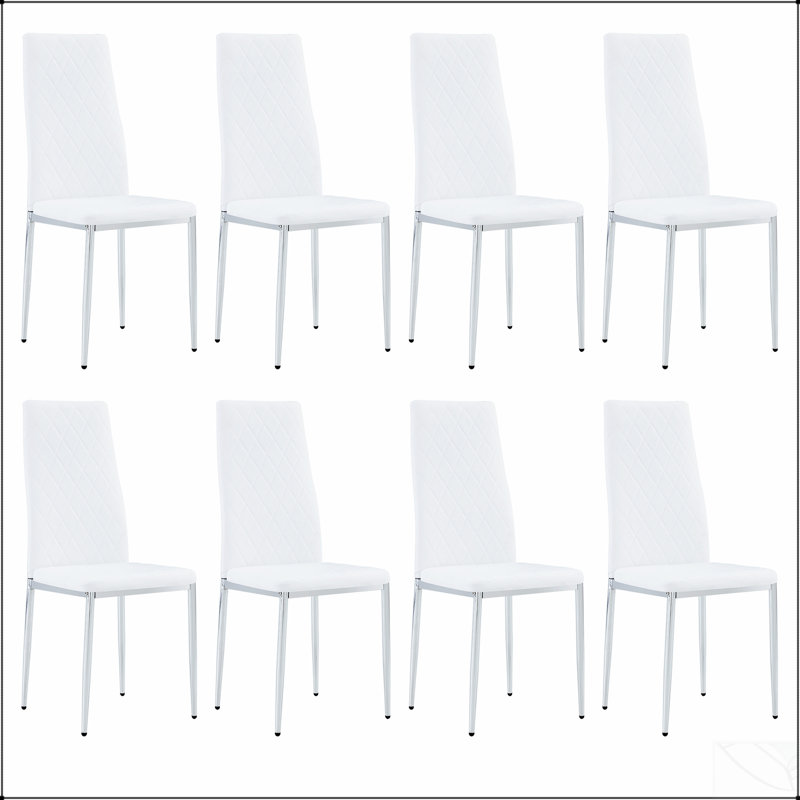 Des chaises polyvalentes en cuir à dossier moyen pour le bureau, la réception et la salle à manger, une assise confortable et durable