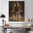 Toile avec cadre flottant noir