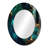 Otoniel Abstract Geode Marble Green And Blue II - Marble Wall Mirror, Modern Decorative Mirror, Printed Metal Art-643761930-643761934