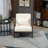 25.6'' Wide Mid Century Upholstered Solid Wood Accent Chair with an Extra Pillow-1308963621