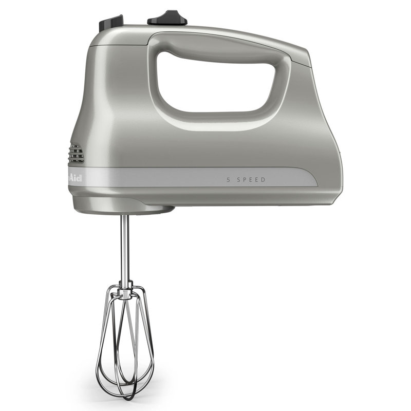 KitchenAid 5-Speed Ultra Power Hand Mixer in Contour Silver, Silver