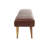 Genuine Leather Upholstered Bench