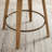 Mid-Century Modern Upholstered Swivel Barstools with Wood Legs-343583110