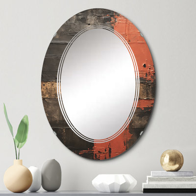 Nusakan - Miroir mural moderne ovale