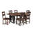 Chaliyah 6 - Person Solid Wood Top Double Pedestal Dining Set-75263431