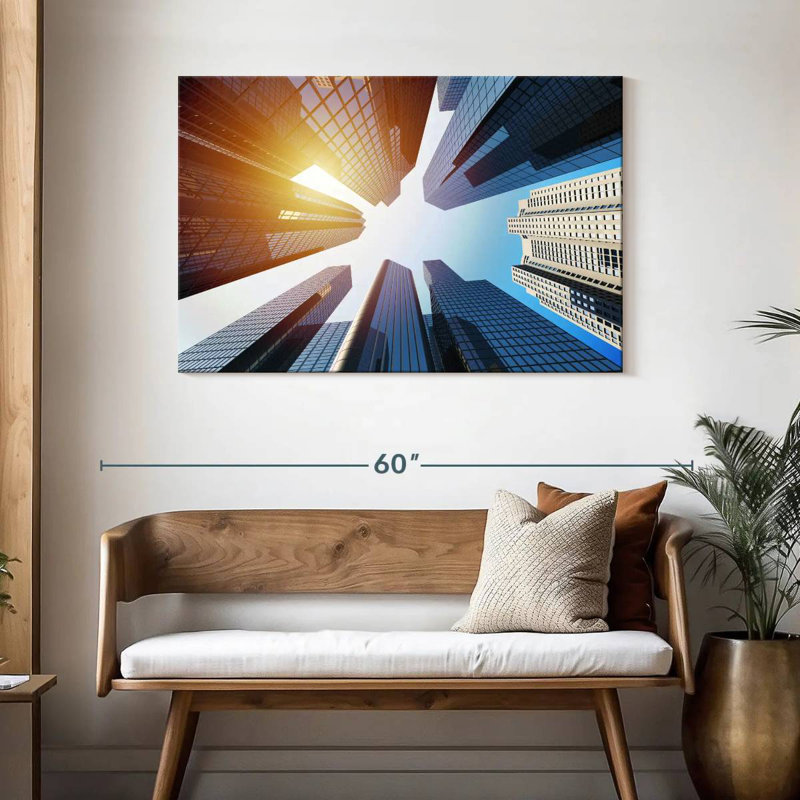 Bâtiments sous le soleil, H 30 po x l 45 po