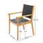 Paire de chaises de salle à manger Kd - structure en bois, couleur de conception moderne, profondeur de 21,95 po, poids de 17,59 lb, largeur de chaises de jardin de 24,7 po, hauteur de 34,7 po, sans coussins,