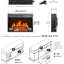 Foyer électrique encastrable 23 pouces, flamme réaliste, bûche, télécommande, minuterie, protection contre la surchauffe, chaleur de 1400 W, 5000 par heure, 11 réglages de température, source DEL de 50 000 heures, 4 réglables-1425474149