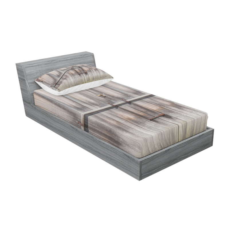 Microfiber Sheet Set, Twin Sheet Set with 1 Pillowcase