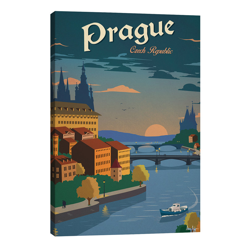 Prague by IdeaStorm Studios - No Frame Print on Canvas, 66.04 cm H x 45.72 cm W x 1.91 cm D