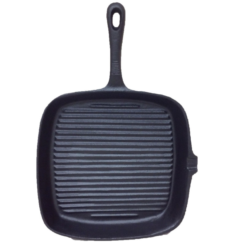 9.5'' Cast Iron Grill Pan / Griddle Set
