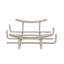 Porte-serviettes plat Kanhiya en nickel satiné-93840212