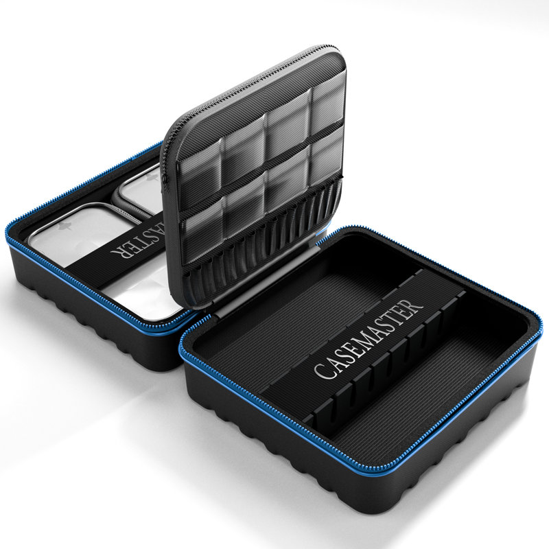 Étui à fléchettes Casemaster Maxx 3 - bleu, Bleu