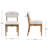 Upholstered Solid Wood Dining Chair With Hollow Back, Farmhouse Side Chair For Kitchen/Dining Room-1055179831
