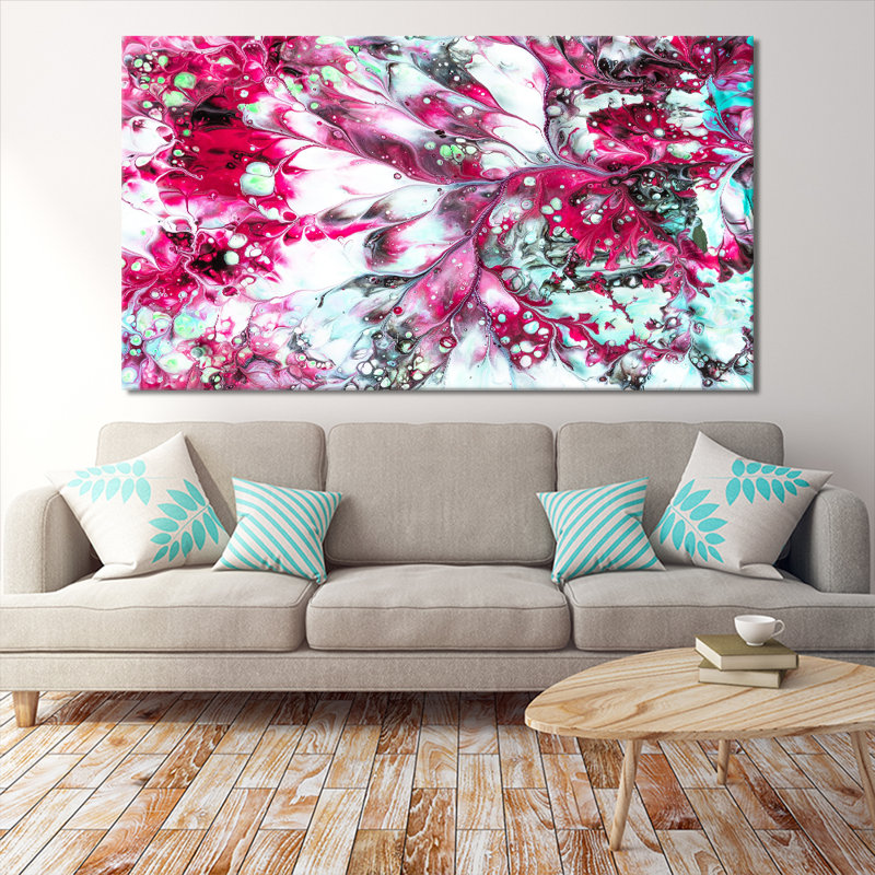 Pour - Wrapped Canvas Art Prints, 31cm H x 51cm W x 2cm D