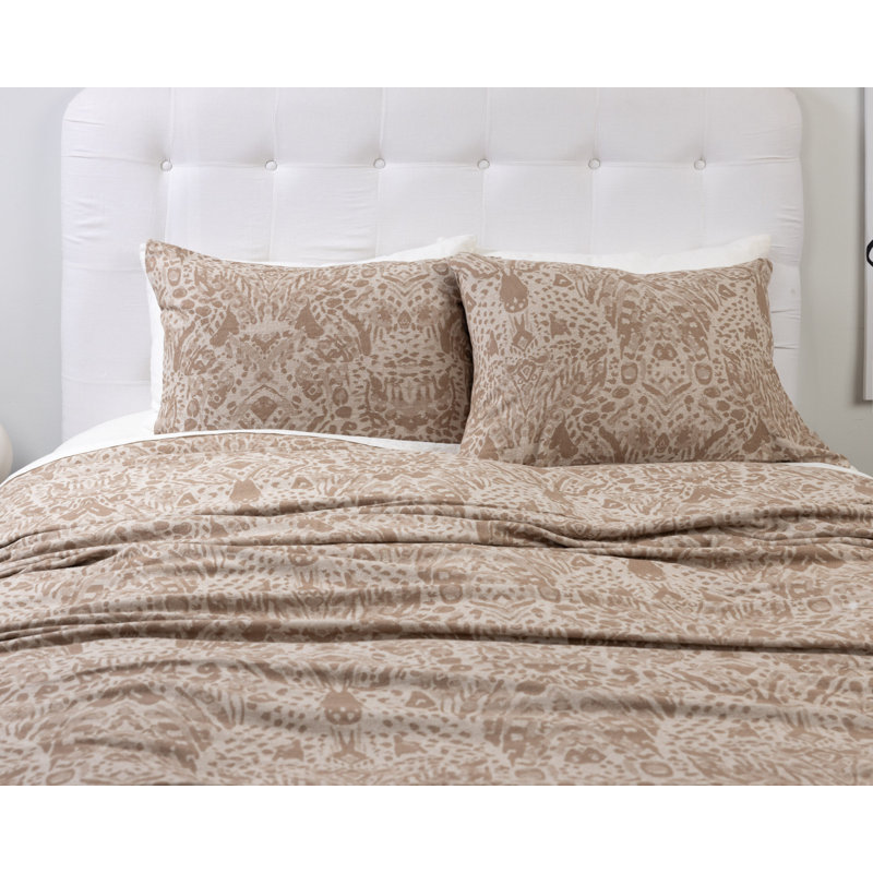 Housse de couette Ramus, champignon, roi, Housse de couette pour très grand lit, Brun
