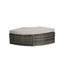 Lit de jour pour l'extérieur, construction, coussins confortables, table de loisir avec auvent, fabrication hydrofuge-303431124