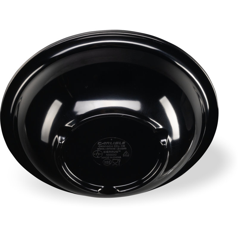 Sierrus™ 14.7 oz. MelamineRimmed Bowl, Black