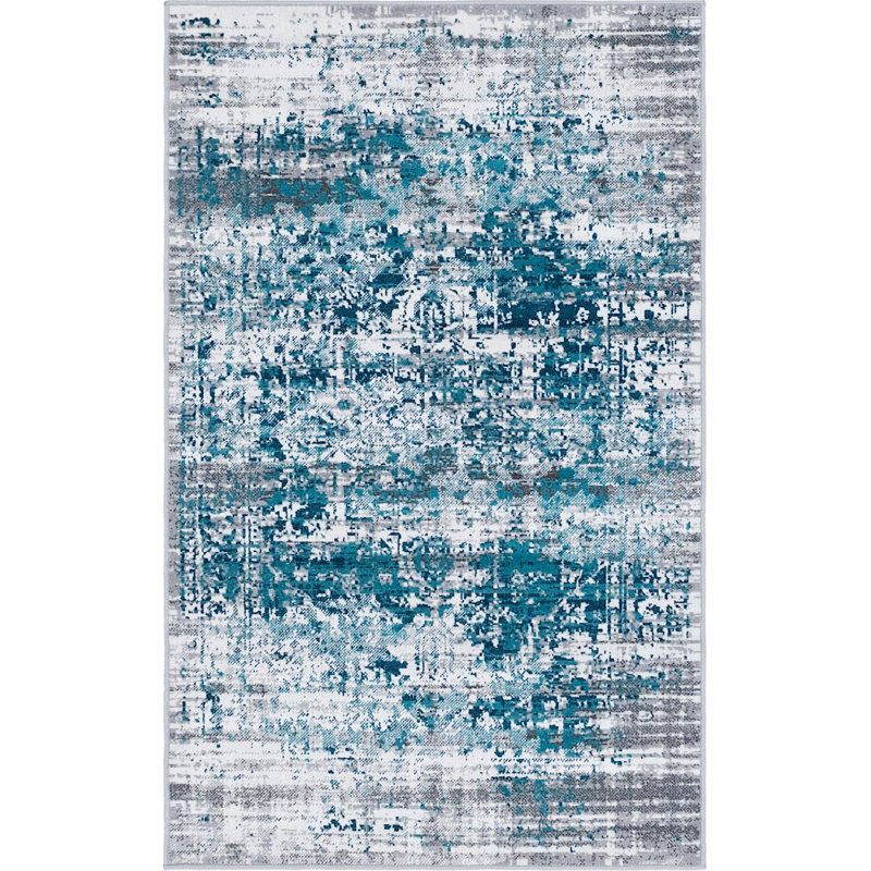 Tapis transitionnel Brueck couleur chevron, Rectangle 3 pi x 5 pi